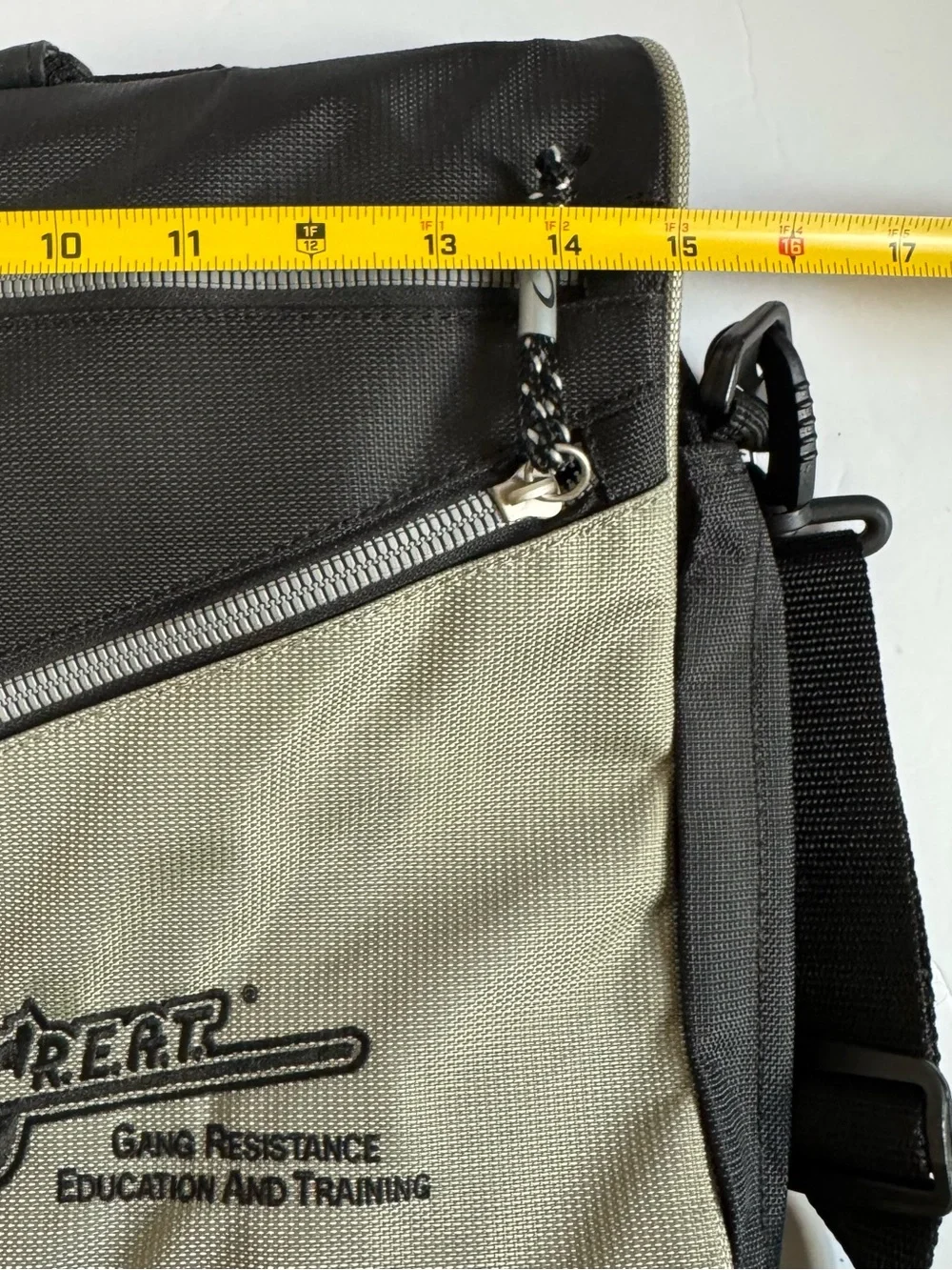 Vtg GREAT Gang Resistance Training Gemline Messenger Laptop Bag Briefcase